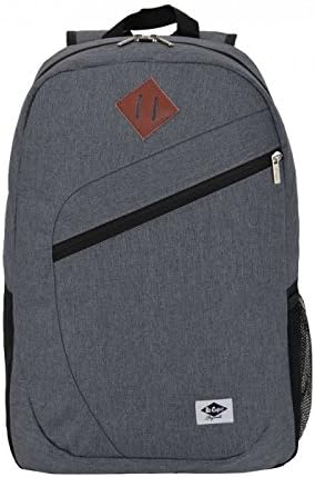 Lee Cooper Marl Backpack, Unisex Classic Lightweight, Sports, School or College, Casual Travel Daypack Canvas, Business laptop bag
