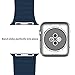Apple Watch Band, JETech 42mm Genuine Leather Loop with Magnet Lock Strap Replacement Band for Apple Watch 42mm All Models No Buckle Needed (Blue) - 2181
