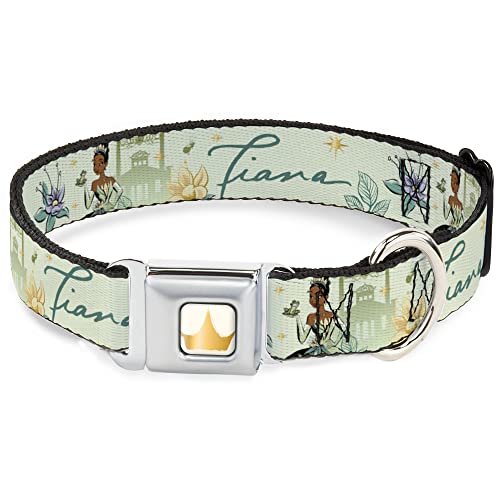 Dog Collar Seatbelt Buckle The Princess and The Frog Tiana Palace Pose with Scr…