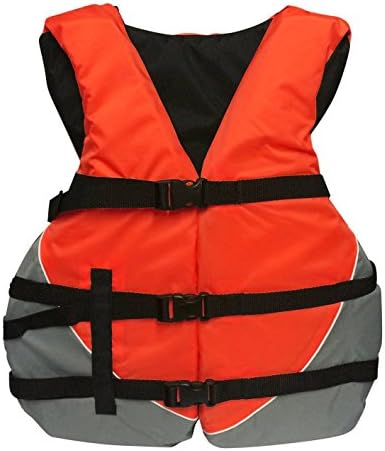 MW Adult Universal Life Jacket Ski Vest- Red