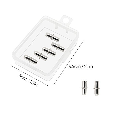 image for Hysagtek 50x 5mm Metal Shelf Support Pins, Pug in Shelf Pegs Studs Har