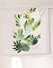 Cactus Watercolor Wall Tapestry Fabric Wallpaper Home Decor,60