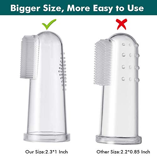 image for TRIEDTRUE Baby Finger Toothbrush(2 Pack) by CuteBaby, Toddler Infant S
