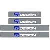 4 Stuks Auto Koolstofvezel Instaplijsten Kick Platen voor Volvo R Design XC90 S60 XC60 V70 S80 S40 V50 V40 V60 C30 S70…