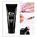Saint-Acior 6pcs Poly Nail Gel Kit Nail Extension Builder False Nail Tips Top and Base Coat Decoration Kit