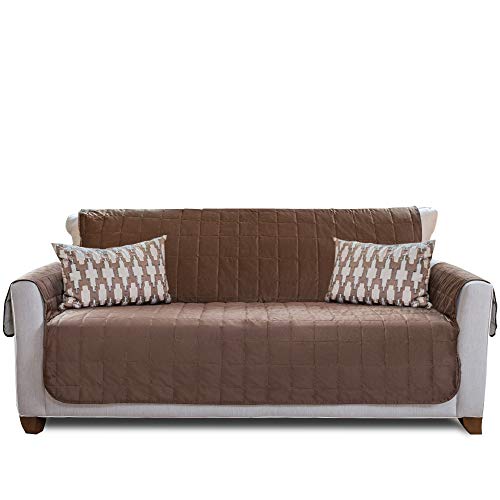 Gorilla Grip Original Soft Velvet Sofa Protector, Large, 70" Seat Width