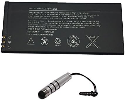 Good Quality Lithium Ion Battery 3.8V 7.6Wh 2000mAh BV-T3G BVT3G For Nokia / Microsoft Lumia 650 with Mini Stylus Included - USA Seller