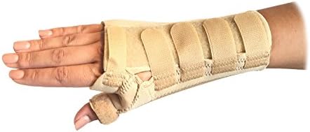 Solace Bracing Neoprene MCP CMC Ligament Injury Wrist Thumb Brace Support - Small - Left