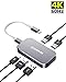 Dex Station, Koopman USB Type C to HDMI(4k@60Hz) Hub Adapter for Galaxy Note 9/Note8/S8/S8+/S9/S9 Plus, MacBook Pro 2016/2017/2018, iPad Pro 2018, ChromeBook, XPS and More
