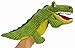 HuggleHounds Plush ,Extremely Durable and Squeaky Hand Puppet, Big Billy The Gator, Dog Toy Puppet , Large