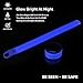 BSEEN LED Lighted Running Armbands - Light Up Reflective Running Gear LED Slap Bracelets, Sports Event Wristbands for Men& Women (Blue, 35cm)