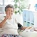 Blood Pressure Monitor Upper Arm, Arealer Automatic Blood Pressure Monitor Large Cuff, Digital Bp Cuff with Blood Pressure and Pulse Rate for Home Use, 2 * 90 Memory Mode, Batteries and Bag Included.