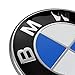 BMW Emblem Hood, BMW 82mm Hood/Trunk Logo Replacement for ALL Models BMW E30 E36 E46 E34 E39 E60 E65 E38 X3 X5 X6 3 4 5 6 7 8
