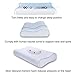 TAMPOR Memory Foam Pillow Cool Gel Contour Pillow for Neck Support, Hypoallergenic Neck Pillow for Sleeping, with Extra Replacement Pillow Protector, Standard