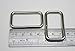 Generic Metal Silvery Rectangle Buckle 1.5