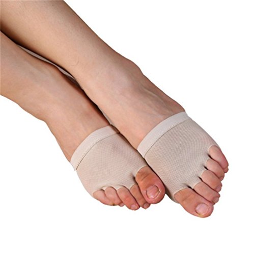 Lucktao Toe Cyst Foot Care Tool Belly Ballet Dance Foot Thong Toe Pad Practice Shoes (M size(US5.5-6.5), white) - Thumbnail 3