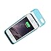 COOLEAD 4200mAh External Power Pack Case and Rechargeable Back Up Battery Charger for Iphone 5C 5 5S (Blue) -Side extra USB port can help do other emergency charging for other USB devicdes when needed