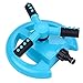 TOLOCO Garden Sprinkler, 360° Automatic Rotating Portable Lawn Sprinkler, Adjustable Gardening Supplies 3 Arm Nozzle Watering System- Water Up to 3,600 Sq. Ft. Coverage (Type 1)