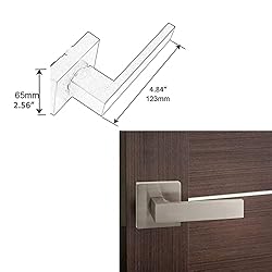 Probrico 4 Pack Half Dummy Door Handles in Satin