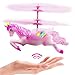 Pink Mini Flying Helicopter Unicorn Toy Gifts for Little Girls 6 Years Old Up Birthday Xmas Party Supplies