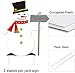 LSKOO Christmas Outdoor Yard Signs Decorations -Xmas Holiday Winter Wonderland Yard Sign Outdoor Lawn Yard Decorations