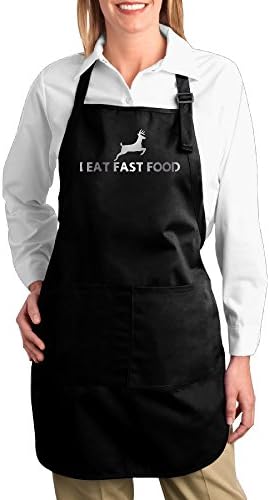 I Eat Fast Food Deer Platinum Style Kitchen Cooking Apron