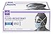 Medline Industries NON27405 Prohibit X-Tra Fluid Protection Surgical Face Mask with Eyeshield, Anit-Fog, Cellulose, Latex Free, Blue (Pack of 100)
