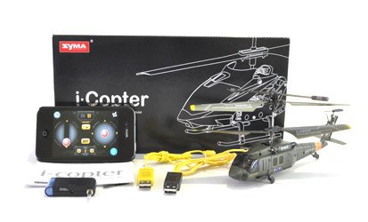 iPhone Controlled Syma S102G Night-Hawk 3-Channels Mini Indoor iCopter iPhone Controlled Syma S102G Night-Hawk 3-Channels Mini Indoor iCopter