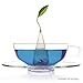 Tea Forte Bleu Petite Presentation Box Tea Sampler, Assorted Variety Tea Box, 10 Handcrafted Pyramid Tea Infuser Bags, Blue Herbal Tea