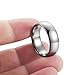 Tungary Jewelry 8mm Mens Tungsten Carbide Wedding Band Engagement Promise High Polish Size 6-14