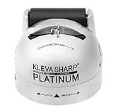 KLEVA SHARP PLATINUM Metal Dual Action Professional Knife Sharpener - The Professional Standard Hot and Cold Sharpen for your Knives