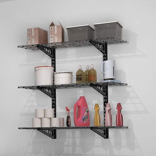 FLEXIMOUNTS 3Tier 1x3ft Garage Storage Wall Shelving 12inchby36