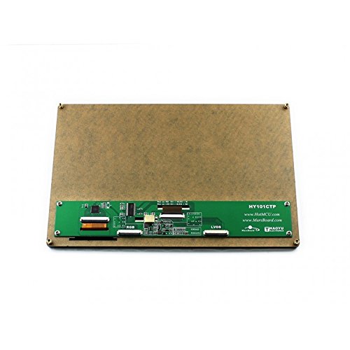 Waveshare 10.1inch Capacitive Touch LCD 1024*600 Resolution TFT Multicolor Graphic LCD Screen Stand-along Touch Controller FT5406 Capacitive Display Module RGB/LVDS Interface ...