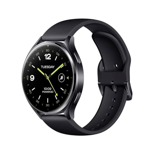 XIAOMI Watch 2 - Llamadas Bluetooth, Snapdragon W5+ Gen1, Wear OS x MIUI, Pantalla AMOLED de 1,43”, Monitor de frecuencia cardíaca y sueño, Plata (Versión ES)