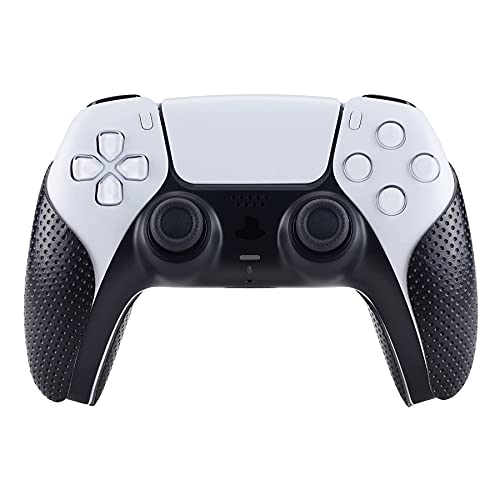 eXtremeRate PlayVital Anti-Skid Sweat-Absorbent Controller Grip for ps5 Controller, Professional Textured Soft Rubber Pads Handle Grips for ps5 Controller - 3D Concave