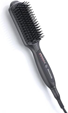 KIKI NEW GAIN Multi-function Hair Straightener Brush Hair Curling Hair Styling Tool Quick Heating for Any Hair Types Hair Straightener Comb