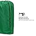 HOMEST 2 Pack Large Nylon Laundry Bag, Machine Washable Large Dirty Clothes Organizer, Easy Fit a Laundry Hamper or Basket, Can Carry Up to 4 Loads of Laundry, Dark Green