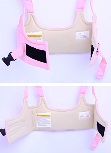 Baby Toddler Learn to Walk Walking Harness Aid Assistant Safety Rein Train Walking Protective Belt (Pink) - Thumbnail 6