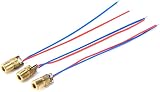 10pcs 650nm 5mW Red Laser Dot Module DC 5V Copper Head Diode 6mm view 4
