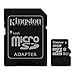 Kingston Digital 16GB microSDHC Class 10 UHS-I 45MB/s Read Card with SD Adapter (SDC10G2/16GB)