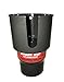Car Cup Holder Expander - Fits Hydro Flasks 32/40 oz, Nalgene, Yeti & Large Bottles up to 3.8 inches Wide - for Car up to 3.2 Inches Wide - Charcoal