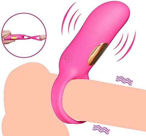 VGFYR BRA USB Delay Ṕeń-Ńis Řings, Vib˘ra˘ńt˘ing Ċˉlóˉck Ring, StretcĊ˘ĺi˘tense Ċ˘ĺi˘t Ċˉlóˉcklation, Premature Lock Síx Sexxxrt Toys for Couples