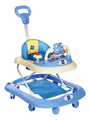 mee mee baby walker with adjustable height and push handle bar