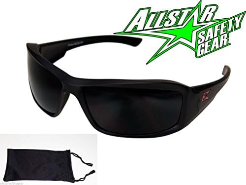 Lunarland Edge Brazeau Torque Polarized Smoke Lens Safety Glasses Sunglasses Txb236 Gray