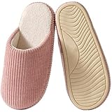 Women's Fuzzy House Slippers - Warm Flannel, Non-Slip, Sizes 5.5-12
