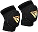 RDX Knee Support Brace Protector Foam Pads Guard Wraps Elasticated Shield, Medium, Black, Medium, Black