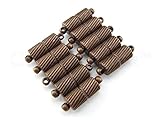 8 CleverDelights Magnetic Jewelry Clasps - Spiral Style - Antique Copper Color - Necklace Converter