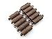 CleverDelights 8 Magnetic Jewelry Clasps - Spiral Style - Antique Copper Color - Necklace Converter
