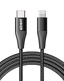 iPhone 11 Charger, Anker USB C to Lightning Cable [6ft Apple Mfi Certified] Powerline+ II Nylon Braided Cable for iPhone 11/11 Pro / 11 Pro Max/X/XS Max/XR / 8 Plus, Supports Power Delivery