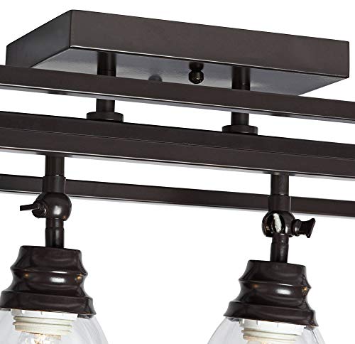 Pro Track Brennan 4-Light Bronze Cage Track Fixture - Pro Track